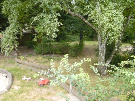 Der Garten Richtung hinteren Bereich